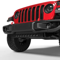 Skid Plate with Integrated LED Emitters for Jeep Wrangler JL and Gladiator JT