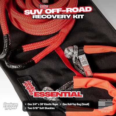 YANKEM ROPES OFF-ROAD RECOVERY KIT 5/16" (ESSENTIAL)