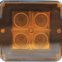 LED Pod Covers (Amber & Black)