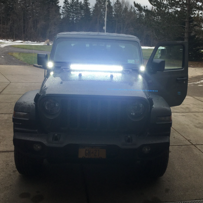 Jeep JL hood mounts 18-20 wrangler