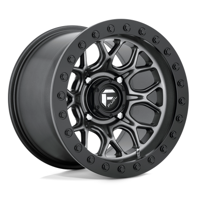 Fuel UTV D919 TECH UTV BEADLOCK Matte Gunmetal Black Bead Ring wheel
