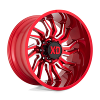 XD XD858 TENSION Candy Red Milled wheel