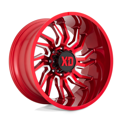 XD XD858 TENSION Candy Red Milled wheel