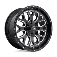Fuel 1PC D588 TITAN Gloss Black Milled wheel