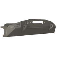 Front Diamond Series Stubby Bumper for Jeep TJ Wrangler (97-06)