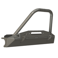 Front Diamond Series Stubby Bumper for Jeep TJ Wrangler (97-06)