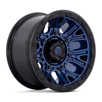 Fuel 1PC D827 TRACTION Dark Blue W/ Black Ring wheel
