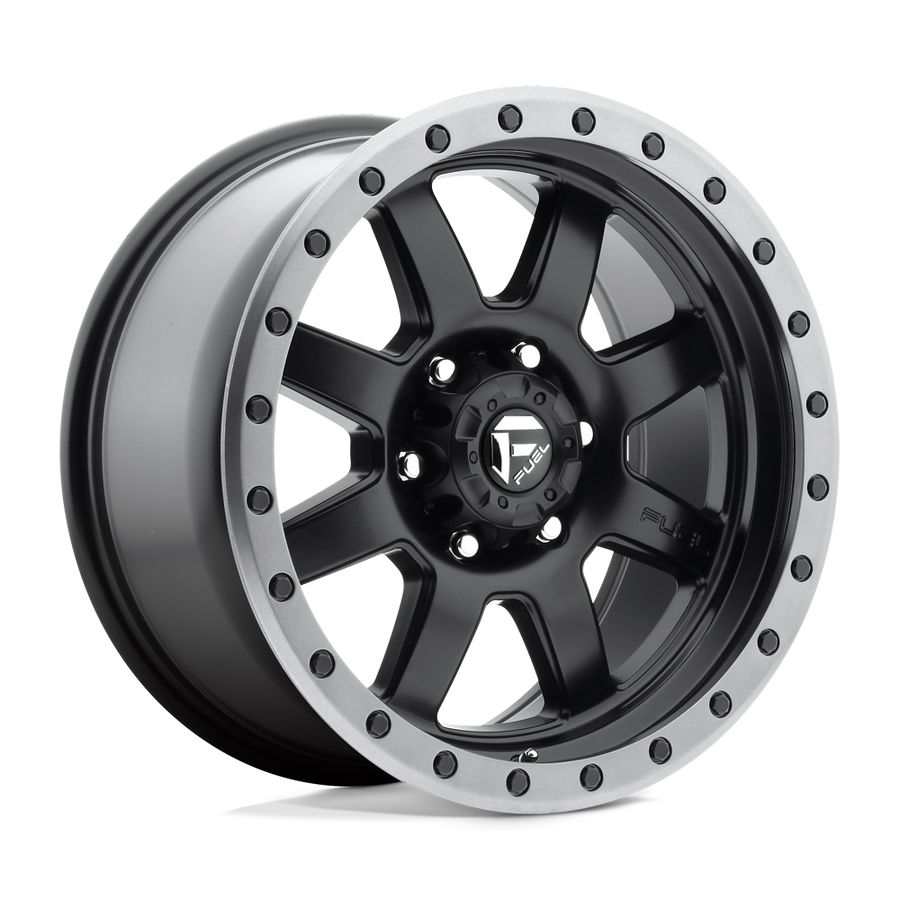 Fuel 1PC D551 TROPHY Matte Black Gun Metal Ring wheel