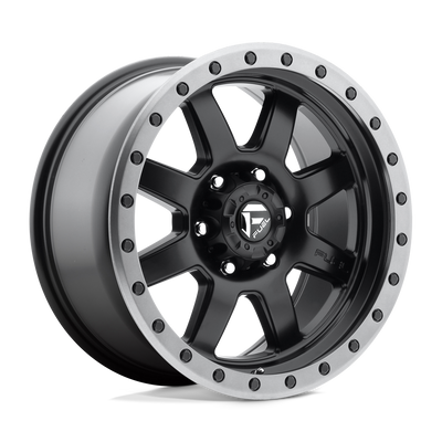 Fuel 1PC D551 TROPHY Matte Black Gun Metal Ring wheel