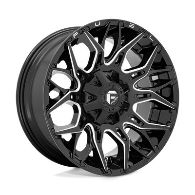 Fuel 1PC D769 TWITCH Glossy Black Milled wheel