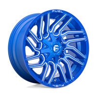 Fuel 1PC D774 TYPHOON Anodized Blue Milled wheel