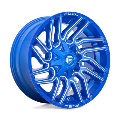 Fuel 1PC D774 TYPHOON Anodized Blue Milled wheel