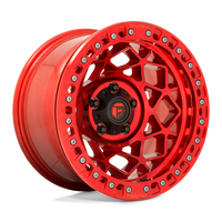 Fuel 1PC D121 UNIT BEADLOCK Candy Red wheel