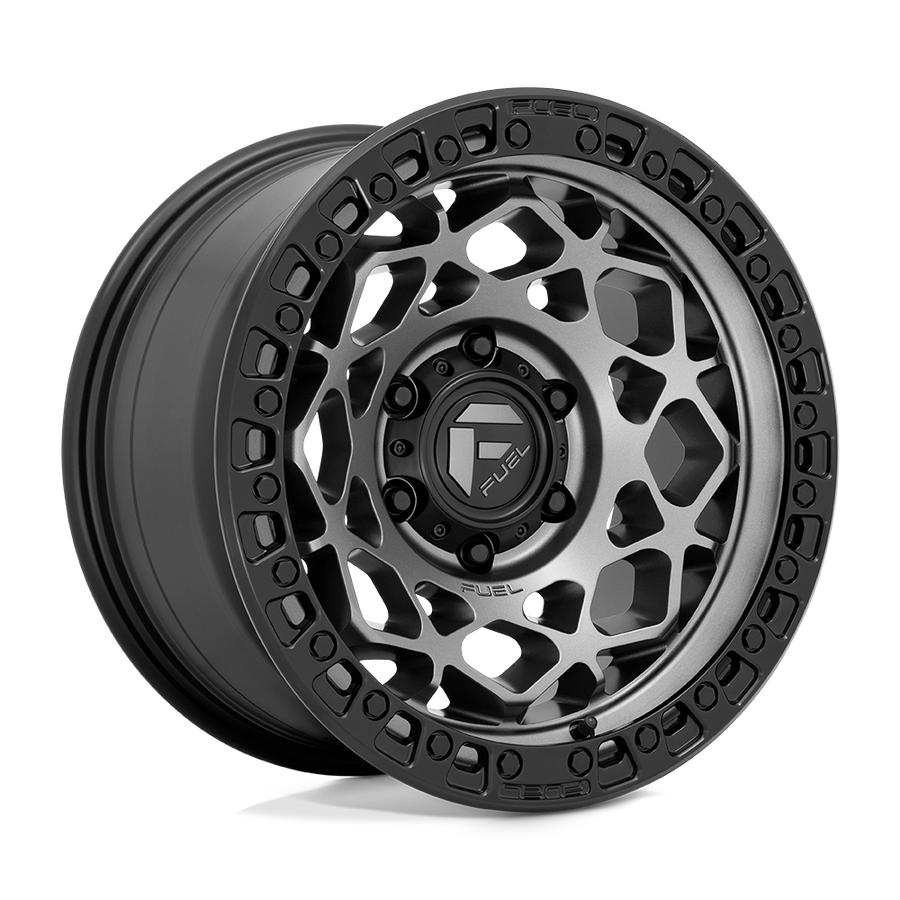 Fuel 1PC D784 UNIT Gunmetal W/ Matte Black Ring wheel