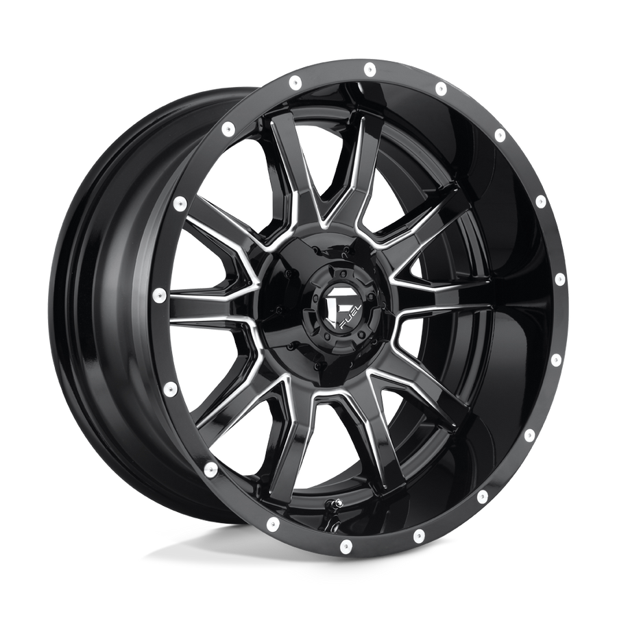 Fuel 1PC D627 VANDAL Gloss Black Milled wheel