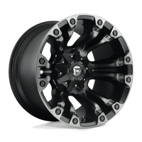Fuel 1PC D851 VAPOR Matte Black Gray Tint wheel