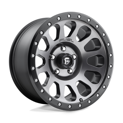 Fuel 1PC D601 VECTOR Matte Gunmetal Black Bead Ring wheel