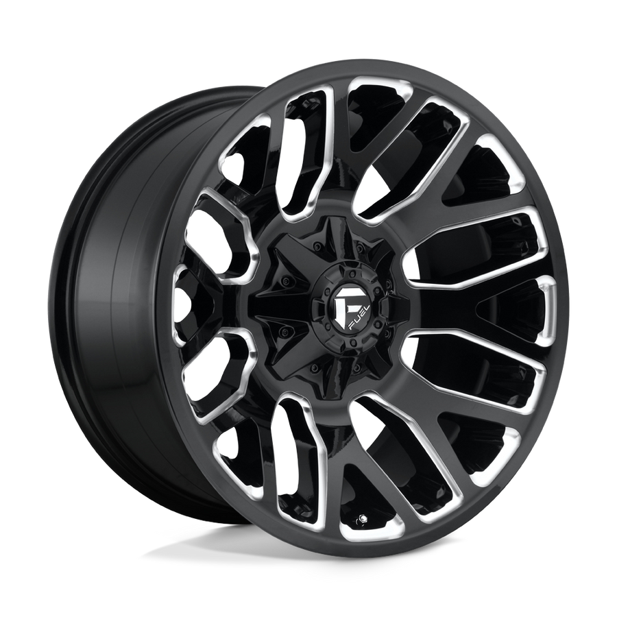 Fuel 1PC D623 WARRIOR Gloss Black Milled wheel