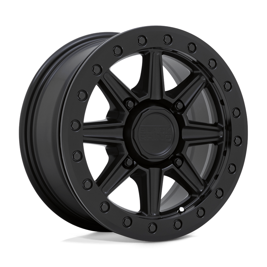 Black Rhino Hard Alloys - UTV WEBB UTV BEADLOCK Matte Black wheel