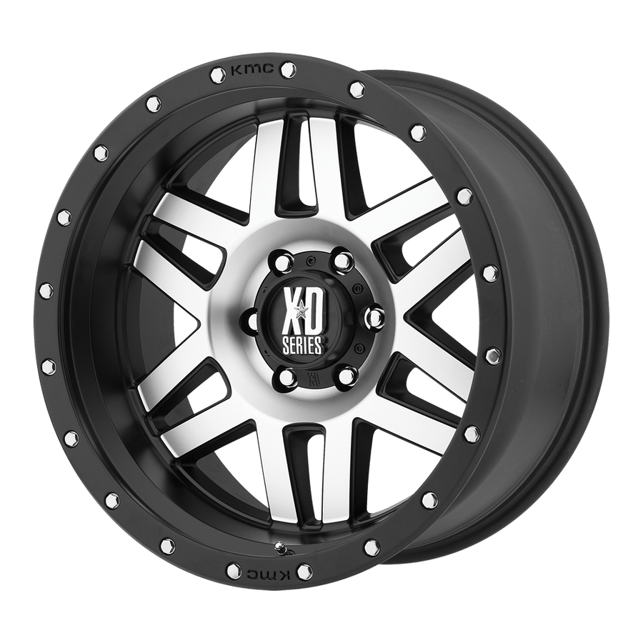 XD XD128 MACHETE Machined Blue Tint wheel
