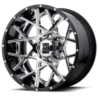 XD XD203 CHOPSTIX Chrome Center W/ G-Blk Mill Lp wheel