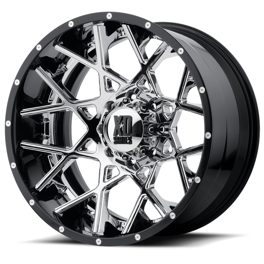 XD XD203 CHOPSTIX Chrome Center W/ G-Blk Mill Lp wheel