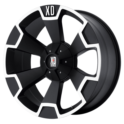 XD XD803 THUMP Matte Black Machined wheel