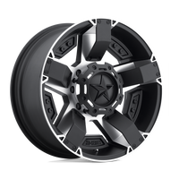 XD XD811 ROCKSTAR II Matte Black Mach W/ Accents wheel