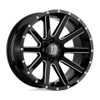 XD XD818 HEIST Gloss Black Milled wheel