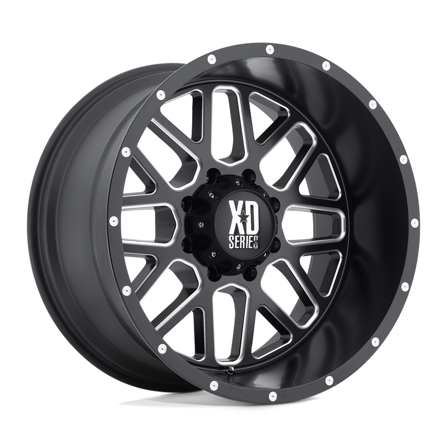 XD XD820 GRENADE Satin Black Milled wheel
