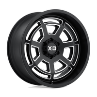 XD XD824 BONES Semi Gloss Black Milled wheel