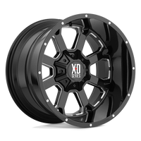 XD XD825 BUCK 25 Gloss Black Milled wheel
