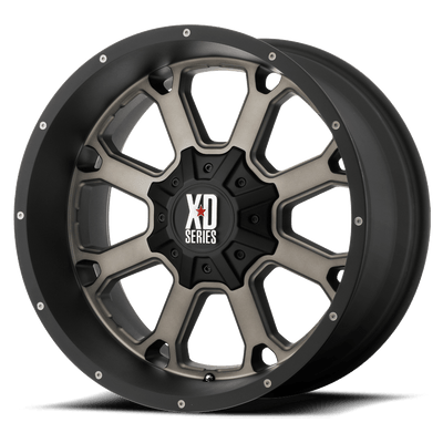 XD XD825 BUCK 25 Matte Black W/ Dark Tint wheel