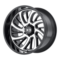 XD XD826 SURGE Gloss Black W/ Machined Face wheel