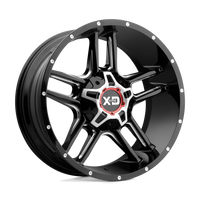 XD XD839 CLAMP Gloss Black Milled wheel