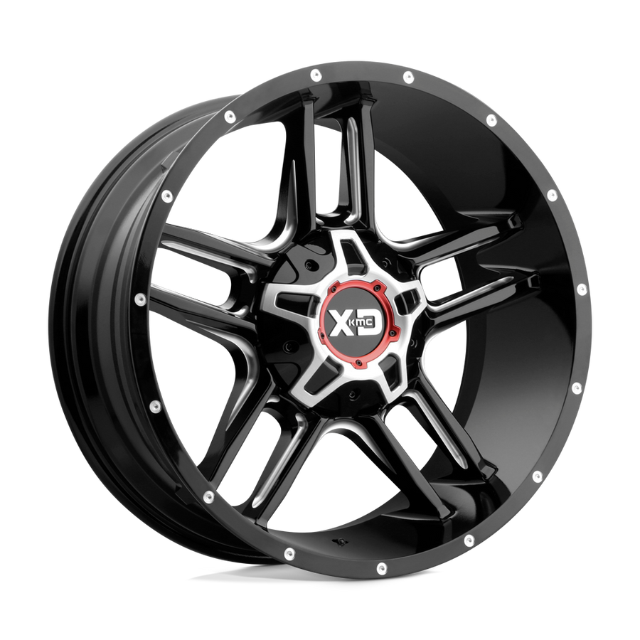 XD XD839 CLAMP Gloss Black Milled wheel