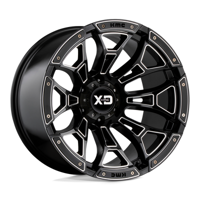 XD XD841 BONEYARD Gloss Black Milled wheel