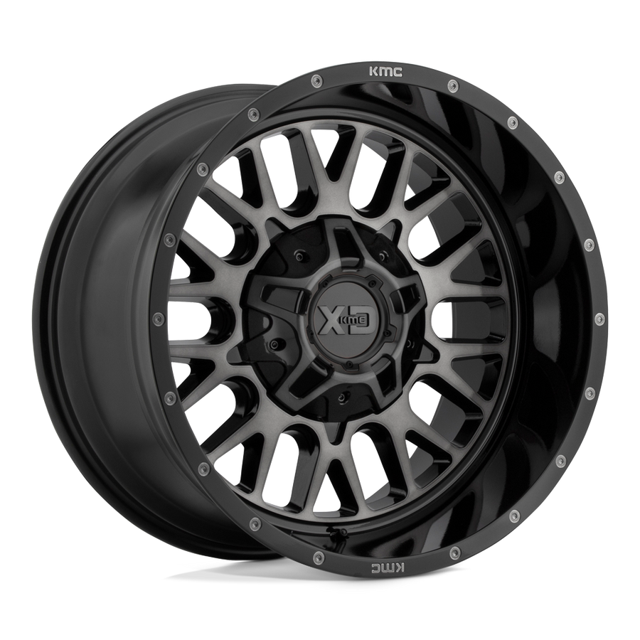 XD XD842 SNARE Gloss Black W/ Gray Tint wheel
