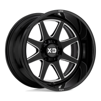 XD XD844 PIKE Gloss Black Milled wheel