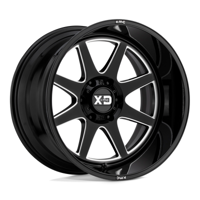 XD XD844 PIKE Gloss Black Milled wheel