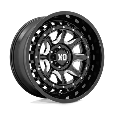 XD XD866 OUTLANDER Gloss Black Milled wheel