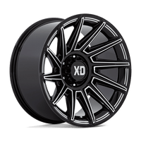 XD XD867 SPECTER Gloss Black Milled wheel