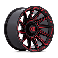 XD XD867 SPECTER Gloss Black W/ Red Tint wheel