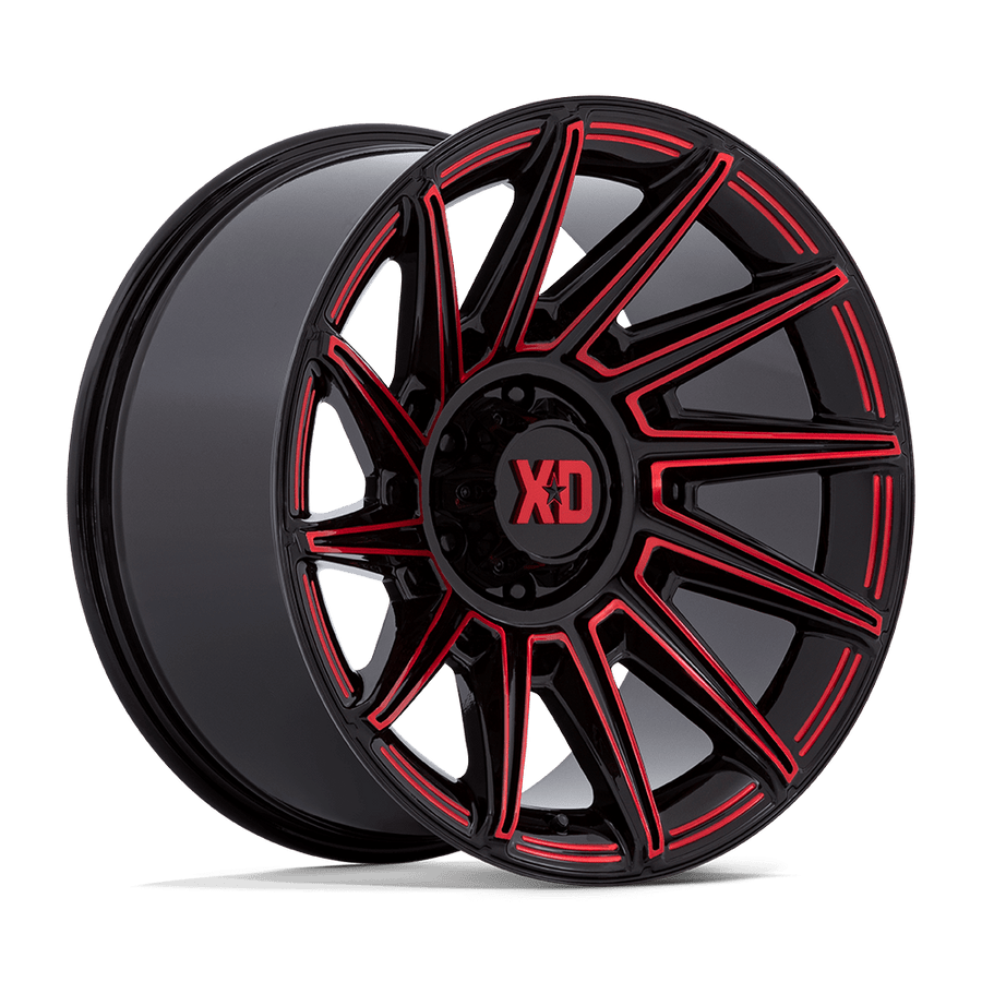 XD XD867 SPECTER Gloss Black W/ Red Tint wheel