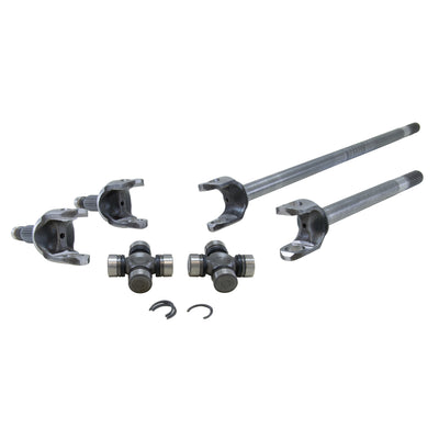 Yukon Gear & Axle Chromoly Front Axle Kit Dana 30 JK Non-Rubicon 27/32 Spline 706X Joint D30 JK 27 Spline 4340 Front Axle Kit W/ 760X Fits '07-17 Yukon Gear