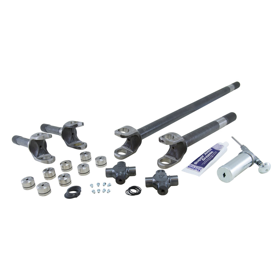 Yukon Gear & Axle Chromoly Front Axle Kit Dana 30 JK Non-Rubicon 27/32 Spline Super Joint D30 JK 27 Spline 4340 Front Axle Kit W/Super-Joint Fits '07-17 Yukon Gear
