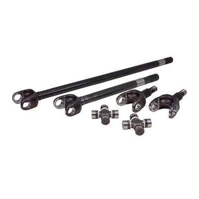 Yukon Gear & Axle Chromoly Front Axle Kit JK Rubicon Dana 44 30/32 Spline 7166 U-Joint D44 JK Rubicon 30 Spline 4340 Front Axle Kit W/ 7166 Yukon Gear