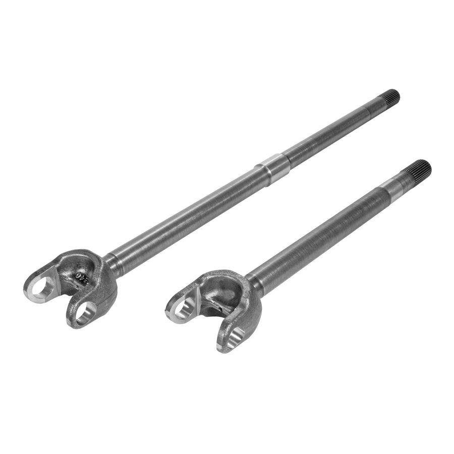 Yukon Gear & Axle Chromoly Front Axle Kit For Jl/Jt Rubicon Dana 44 32 Spline W/Fad Delete D44 JL & Jt Rubicon 32 Spline 4340 Front Axle Kit Fad Delete W/ 7166 U/Joint Wide Trac Only Yukon Gear