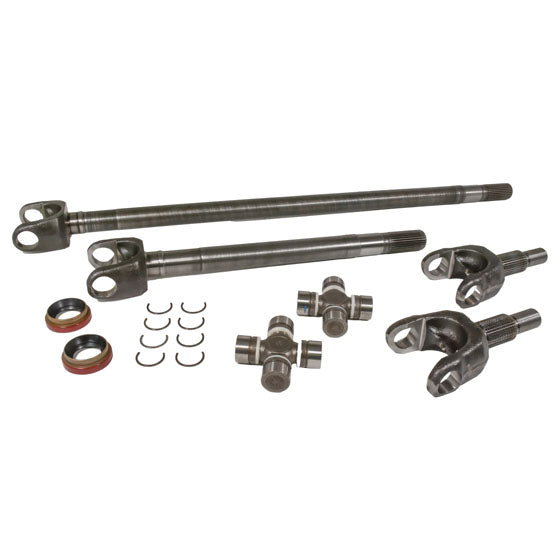 Yukon Gear & Axle Chromoly Front Axle Kit For Dana 30 Both Sides 30 Spline 733X U-Joints Dana 30 Jk 4340 Front Axle Kit W/ 30 Spline Inner 1350 U/Joint Fits '07-'17 Yukon Gear