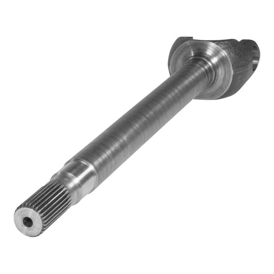 Yukon Gear & Axle Chromoly Inner Front Axle For Dana 30 Diff 27 Spline Left Hand 19.3 Long D30 JL 27 Spline Left Hand Inner Axle 19.3 Inch 4340 1350 Series 7166 Joint Yukon Gear